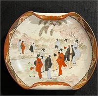 Antique  Japanese meiji paired plate in good condm