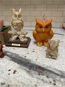 Owls candles bells and more