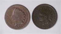 1864 and 1864L Indian Head Cents
