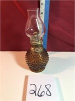Small lamp w/amber base