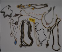32K: (12) Pcs Costume Jewelry, Necklaces