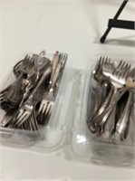 Vintage  Silver Plate forks