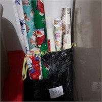 Christmas wrapping paper (bag full)