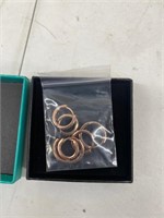 RoseJeopal 925 Sterling Earings 8mm 10mm 12mm