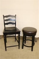 Swivel Top Stool & Counter Height Chair