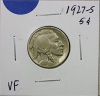 1927-S Buffalo Nickel VF