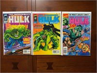 Marvel Comics 3 piece Incredible Hulk 447-455