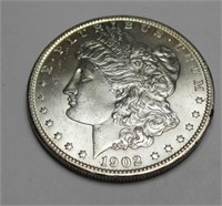 1902 o BU Morgan Silver Dollar