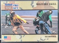 1991 Pro Set Desert Storm Military Skill Teamwork