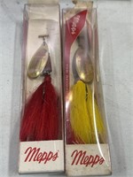 (2) Mepps Musky Killer gold Lures