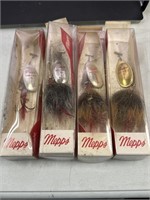 (4) Mepps Musky Killer Lures