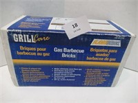 NEW Grill Care Gas Barbecue Bricks - 1 Box