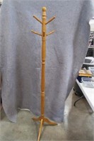 classic 6' wooden Coat Rack hanger
