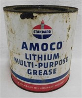 Vintage Standard Oil Amoco 10 lb. grease can