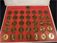 Bronze Presidential Hall Of Fame Coin Set
