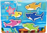 New Pinkfong Baby Shark Chunky Wood Sound Puzzle