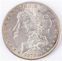 Coin 1878-S Morgan Silver Dollar Almost Uncirculat