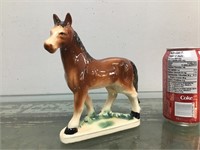Vtg. Japanese ceramic horse