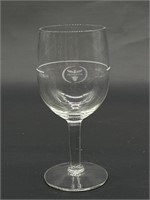 Vintage Continental Airlines 1st Class Wine Stem