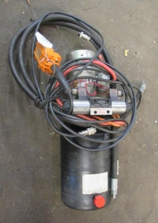 Electric hydraulic pump.