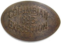 1893 Elongated Penny Columbian Exposition