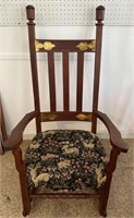 Nice Vintage Rocker, Upholstery in Good Condition.