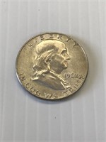 1962 D Franklin Silver Half Dollar