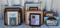 (21) Pieces Of Various Artwork And Frames