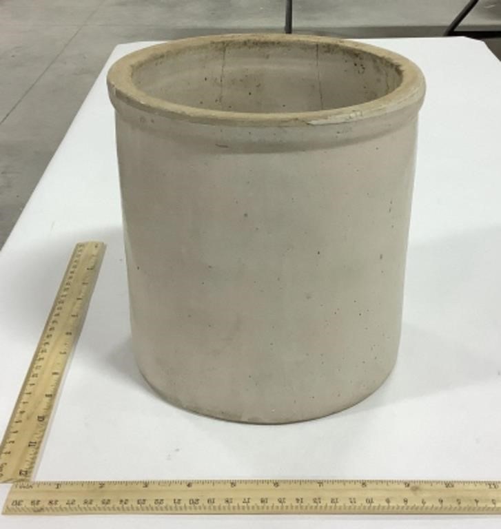 Stoneware crock-8.5 in tall