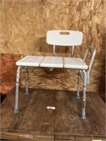 Shower chair 28 across By 16 x 34 tall