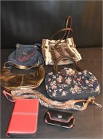 Lot Of 4 Purses And A Planner