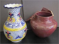Talevera & Handthrown Pottery(Damaged)