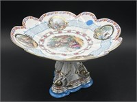 PORCELAIN COURTSHIP DOLPHIN BASE DISH