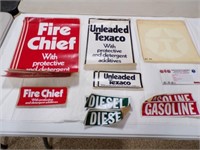 Texaco & Gas/Diesel Stickers/PC magnets