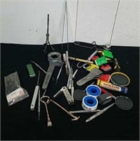 Group of miscellaneous tools and utility knives