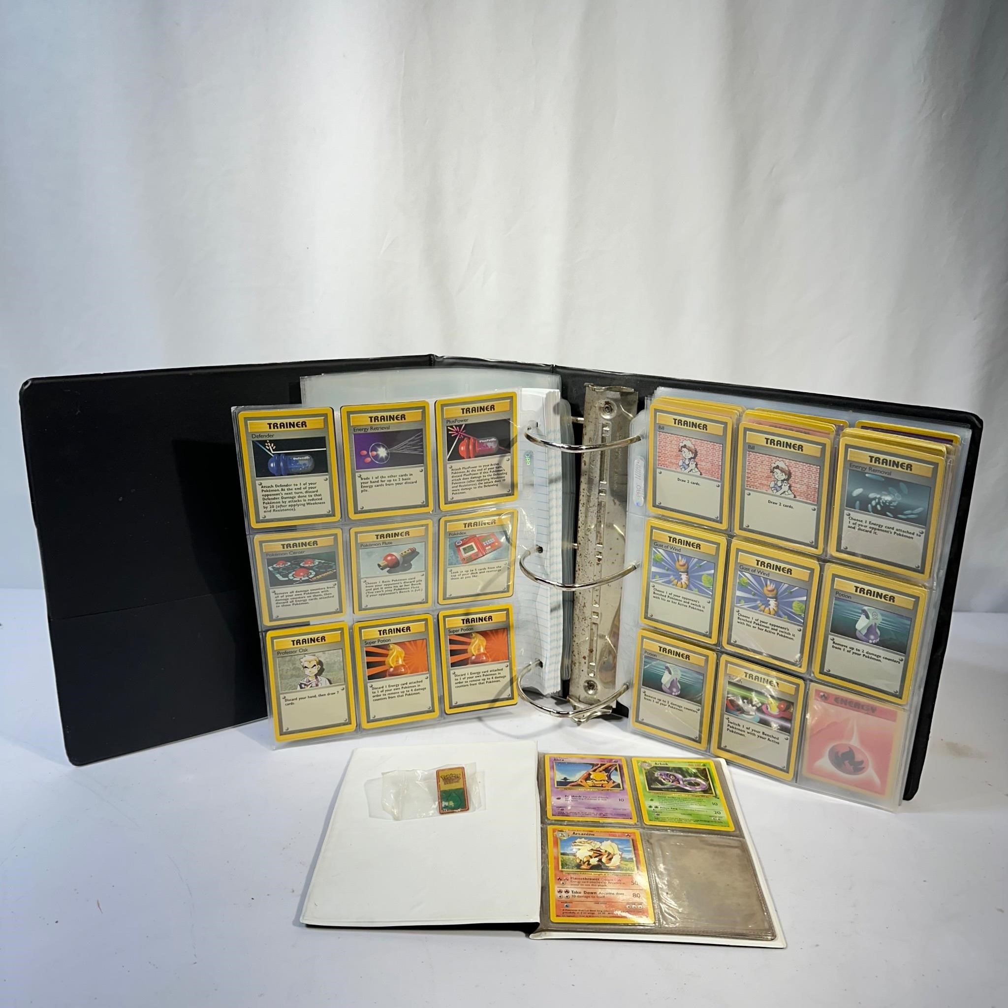 Pokémon Trading Cards Binder with cards