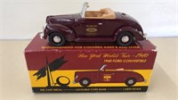 1940 Ford Convertible Diecast Bank
