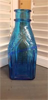 Vintage Wheaton Blue Glass Carter's Ink Bottle