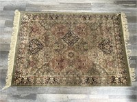 Persian style area rug, 58" x 38 1/2”