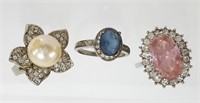 Costume Jewellery Cocktail Rings