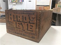 14x10x20 Inch Bird’s Eye Match Wood Crate