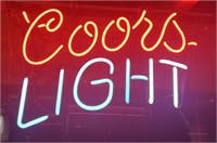 Coors light neon light