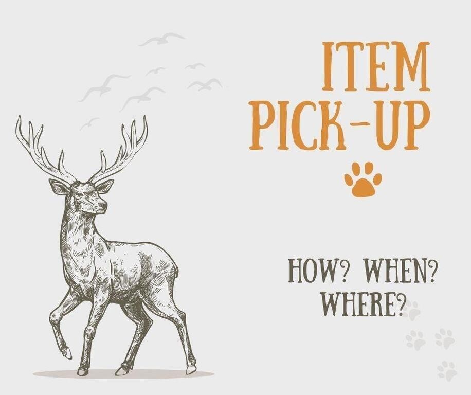 BIDDING INSTRUCTIONS: WHEN & WHERE IS PICKUP?