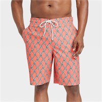 Men's 9" Coral E-Board Swim Shorts - Goodfellow &