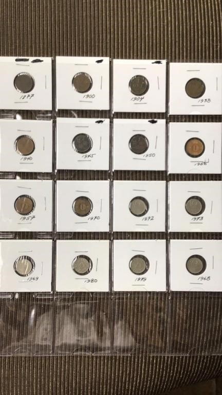 1800’s and 1900’s Denmark Coinage