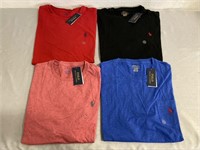 4 Ralph Lauren Polo Shirts Size Large