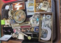 GROUPING OF GENTLEMAN'S JUNK DRAWER ITEMS
