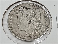 1890 Carson City CC Silver Morgan Dollar Coin