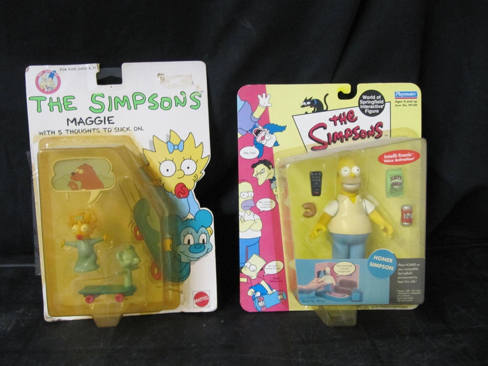 2 SIMPSONS FIGURINES