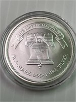 Life Liberty & Happiness 1oz Silver Round